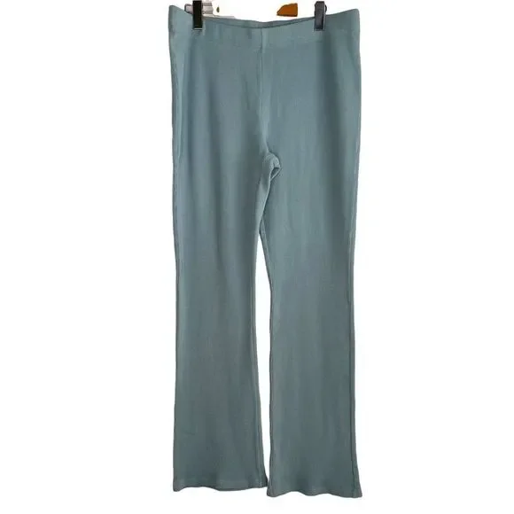 Wilfred Parker Pant Waffle Knit Organic Cotton Lounge Pants in Dream Blue XL - Picture 5 of 7